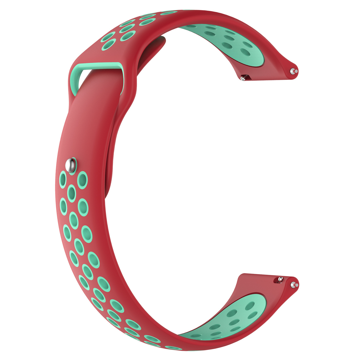 Huawei Watch GT dubbel sport band - rood groenblauw