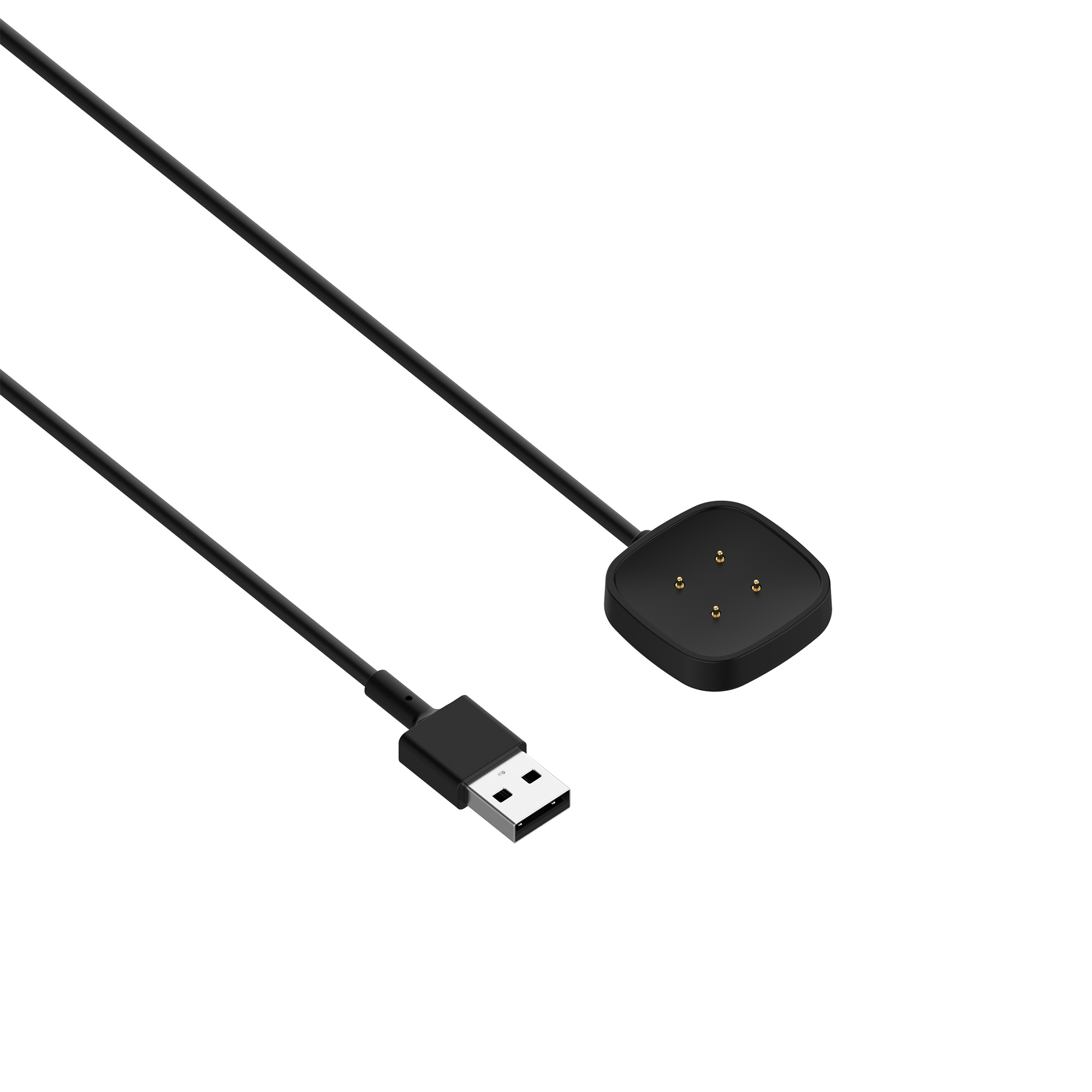 Fitbit Versa 3 / Sense usb oplader - zwart