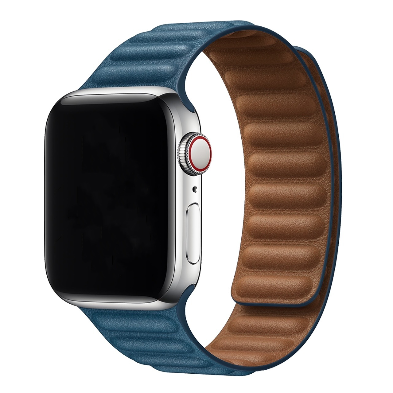 Apple Watch Leren Solo Band - Cape Blue