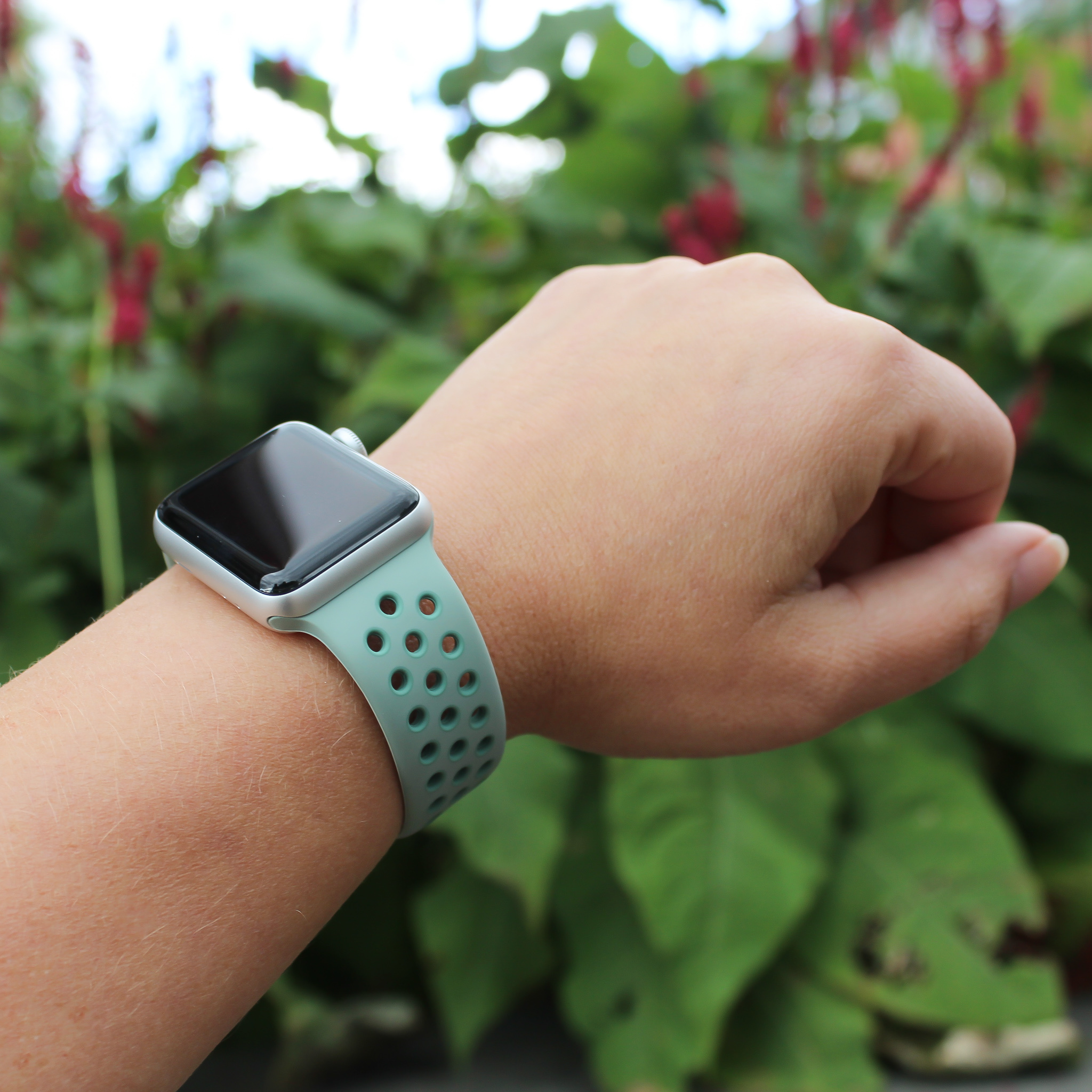 Apple Watch dubbel sport band - mist mos
