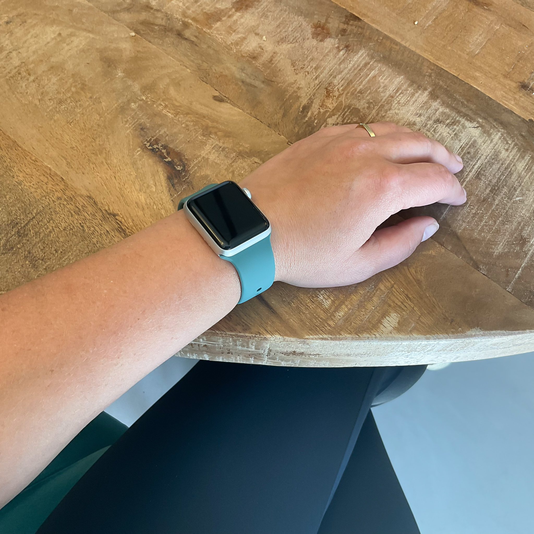 Apple Watch sport band - noordelijk blauw