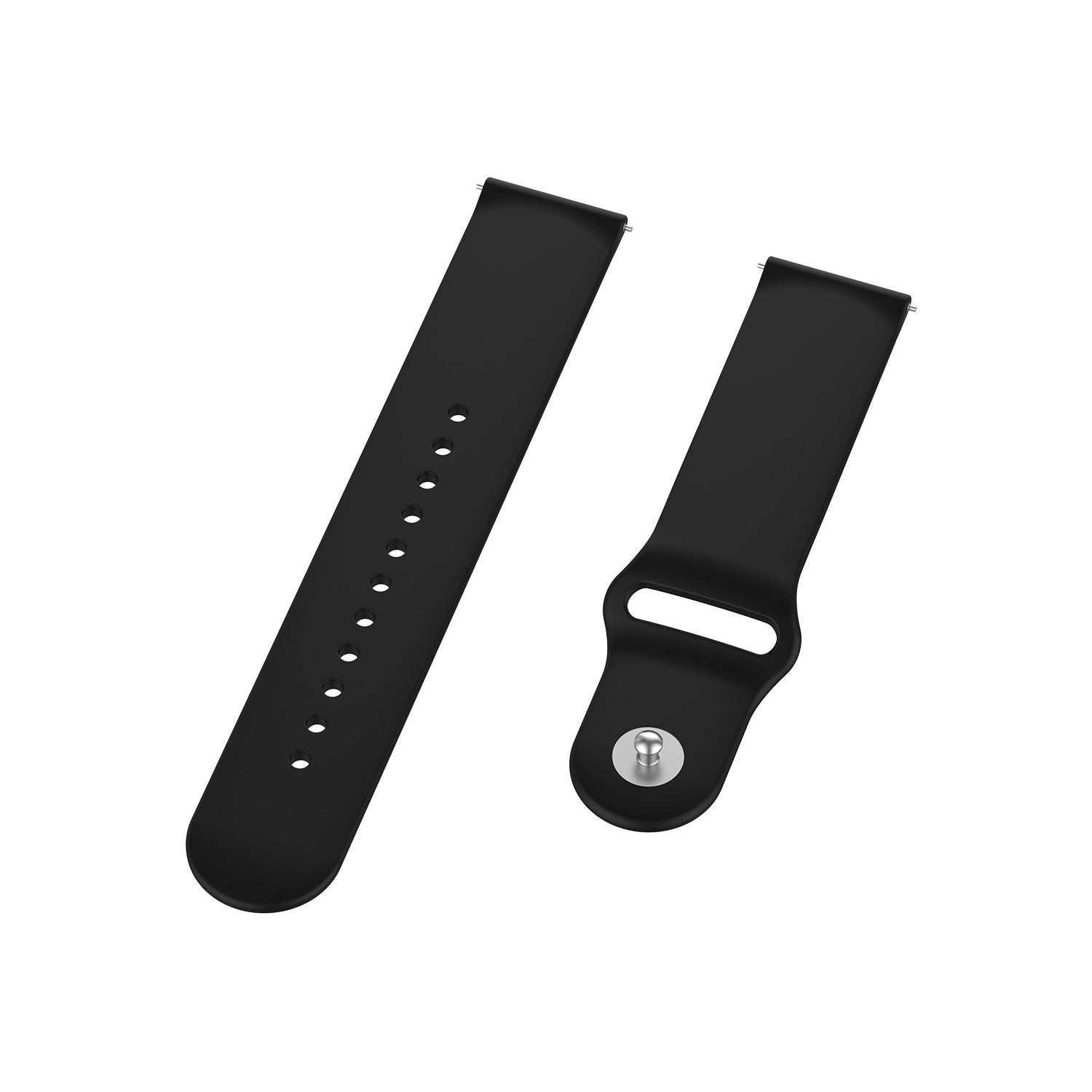 Polar Vantage M / Grit X siliconen sport band - zwart