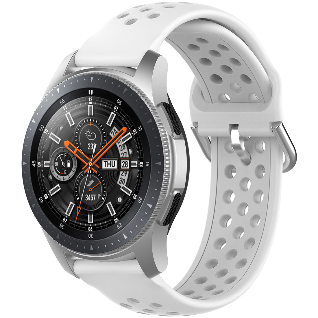 Huawei Watch GT sport dubbel gesp band - wit