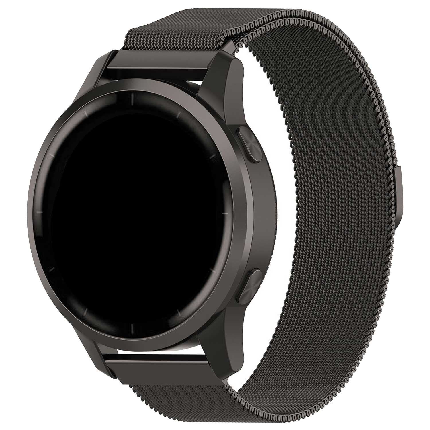 Samsung Galaxy Watch 4 magnetische milanese band - steen zwart