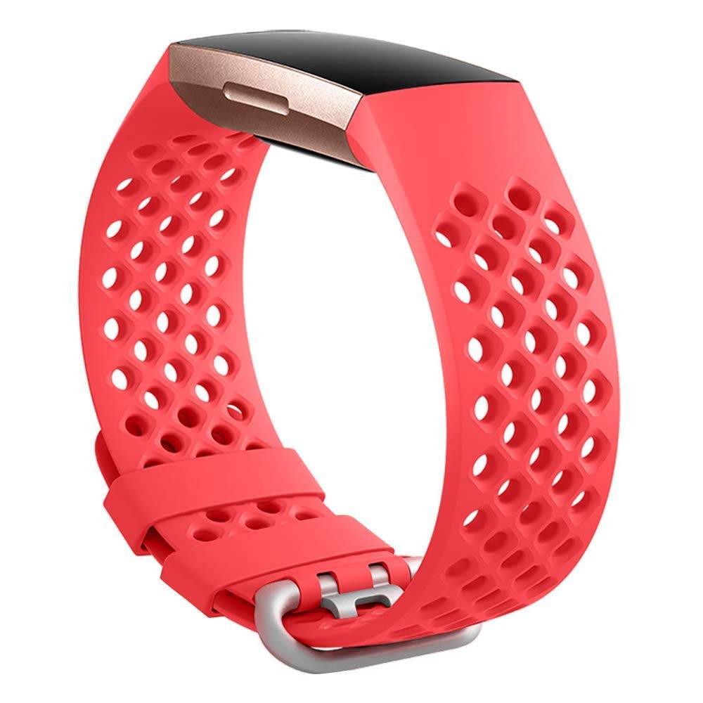 Fitbit Charge 3 & 4 sport point band - rood
