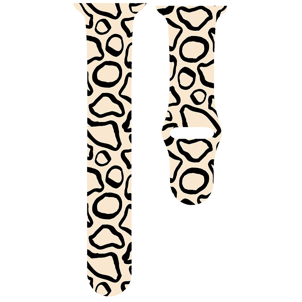 Apple Watch print sport band - giraf beige