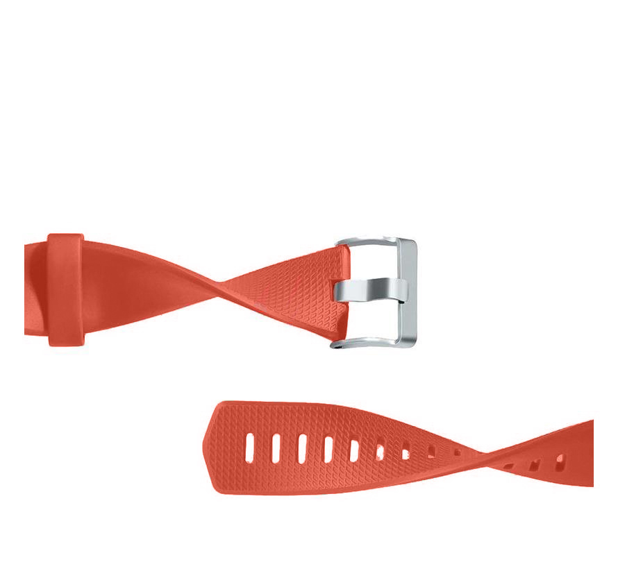 Fitbit Charge 2 sport band - rood oranje