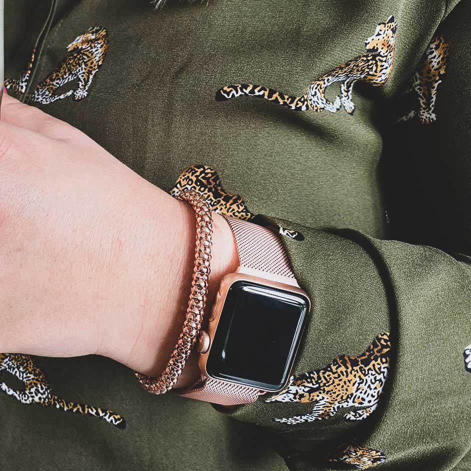 Apple Watch milanese band - rose goud