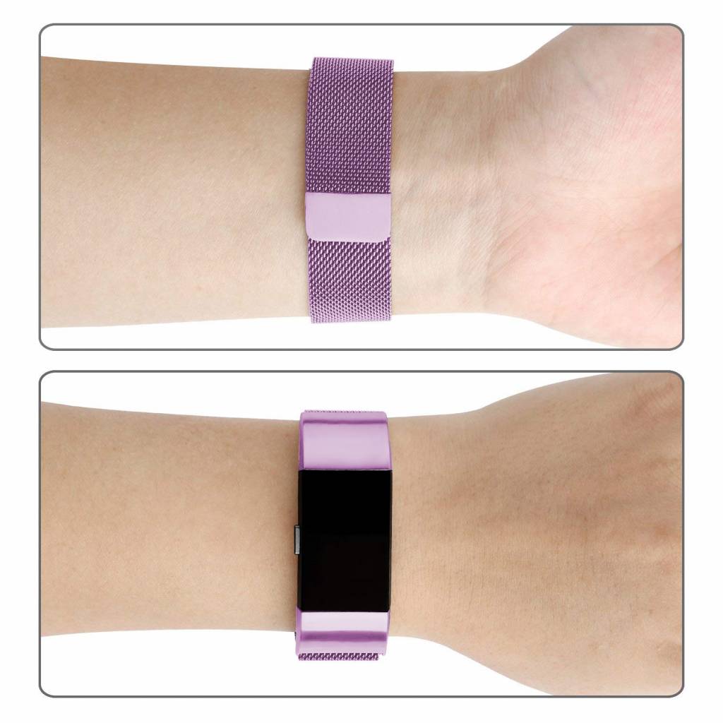 Fitbit Charge 2 milanese band - lavendel