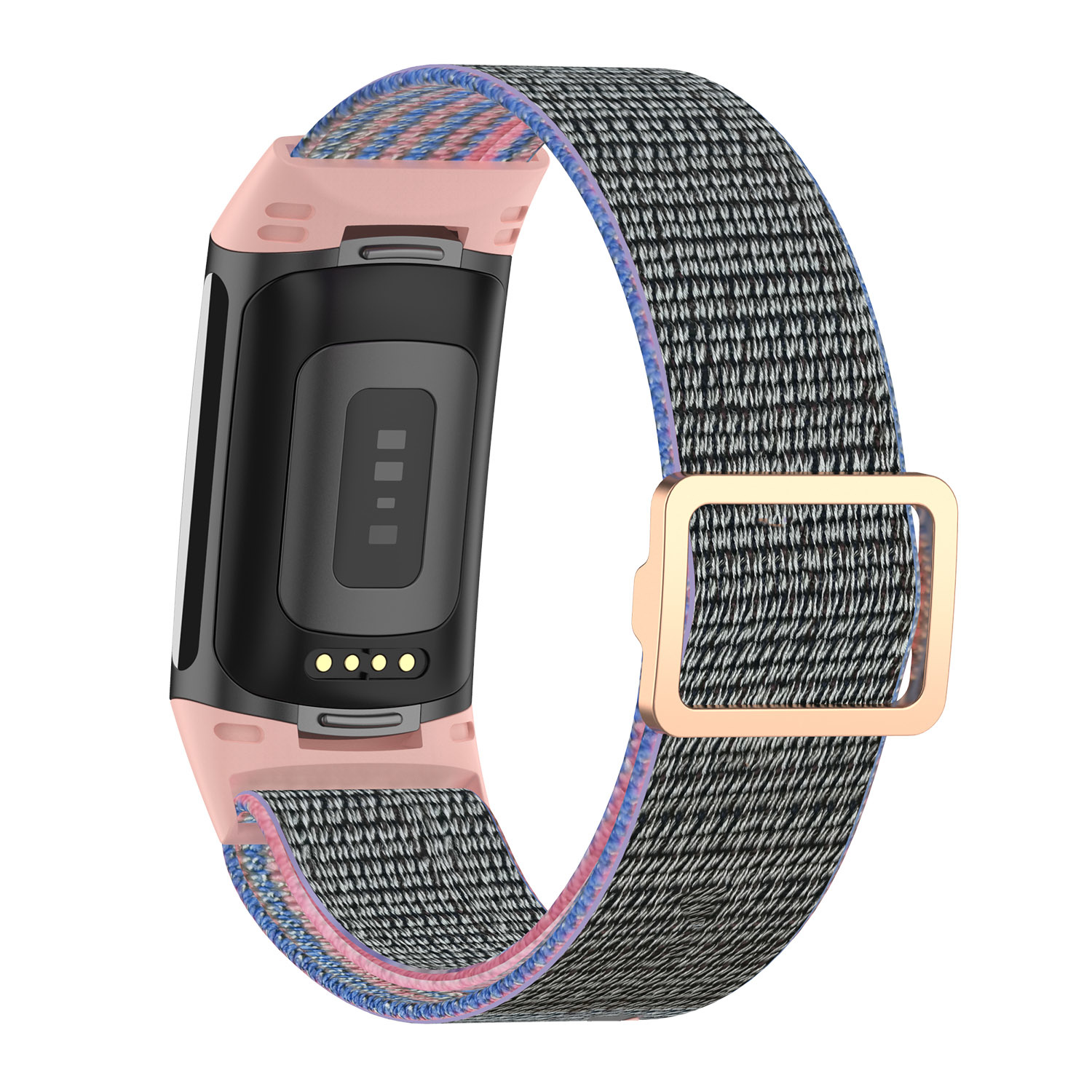 Fitbit Charge 5 nylon band - pink sand