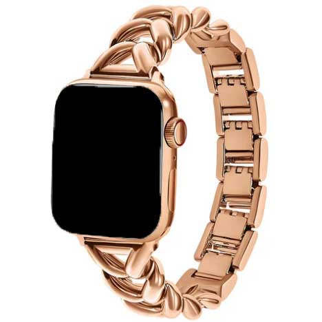 Apple-Watch-hart-stalen-schakel-band-Lisa-rose-goud-7440850189112-123watches-hoofdfoto