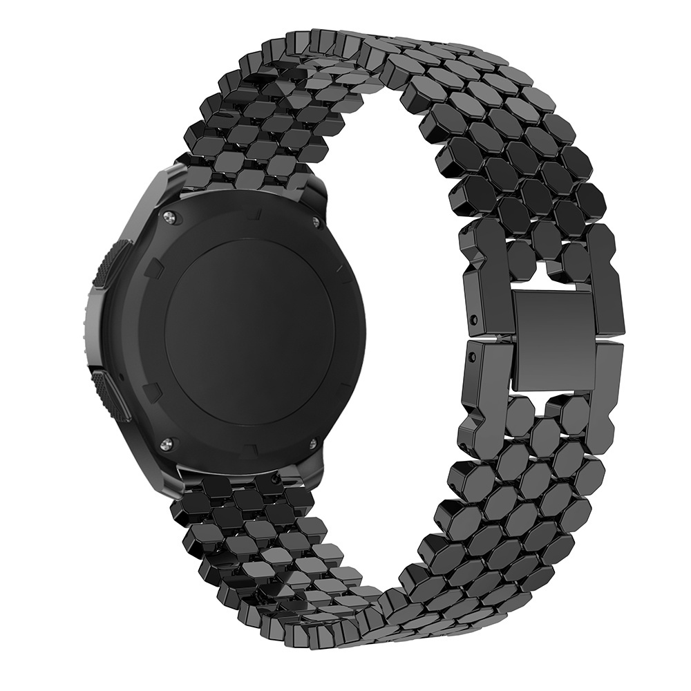 Garmin Vivoactive vis stalen schakel band - zwart