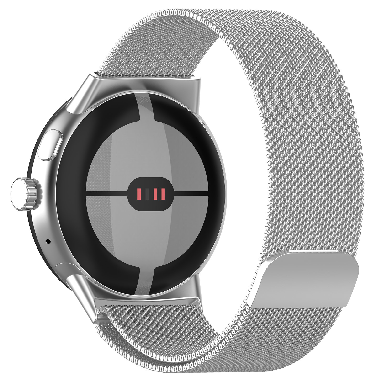 Google Pixel Watch milanese band - zilver