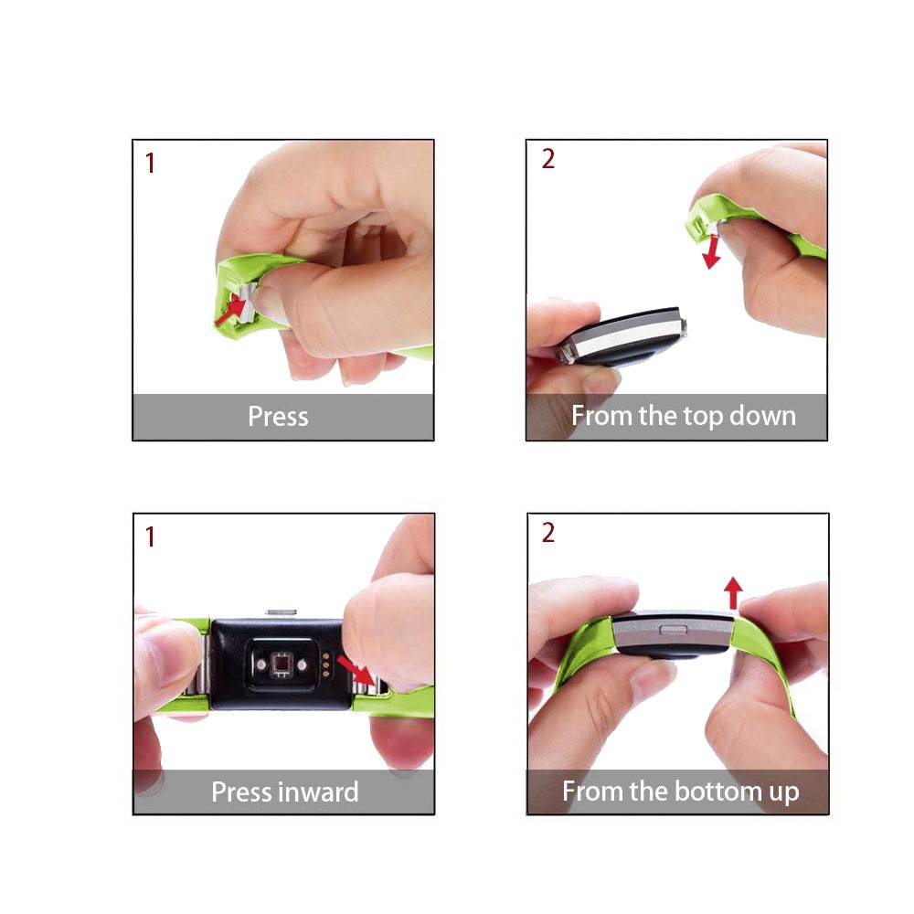 Fitbit Charge 2 sport band - groen