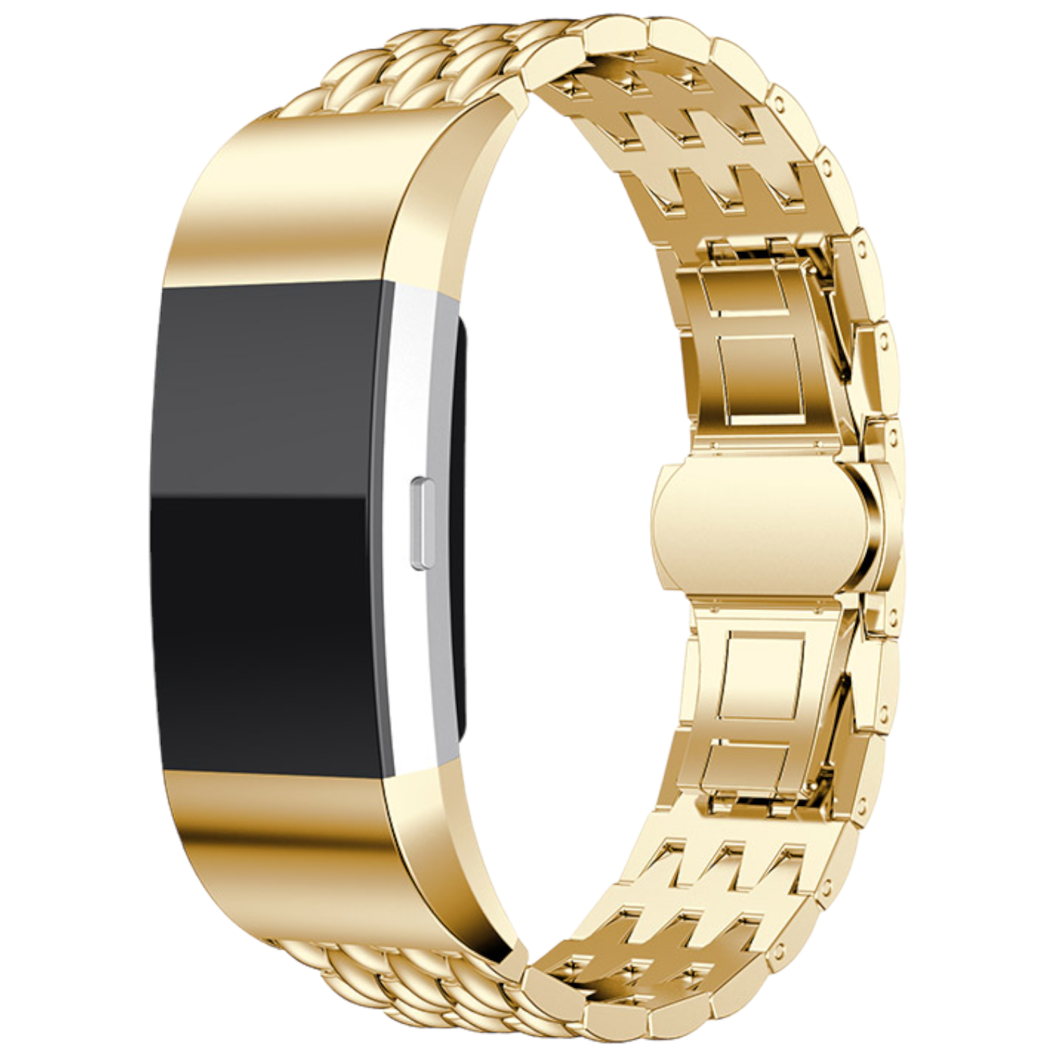 Fitbit Charge 2 draak stalen schakel band - goud