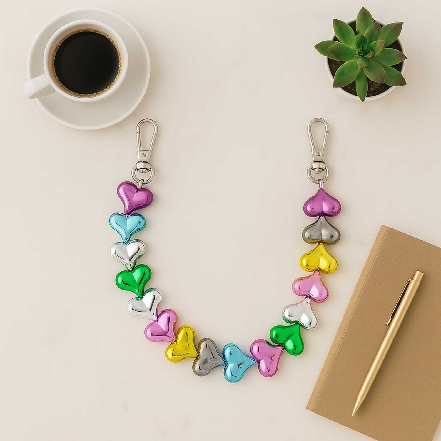 Telefoonkoord-Heart-multicolor-zilver-7440850414429-123watches-sfeer2