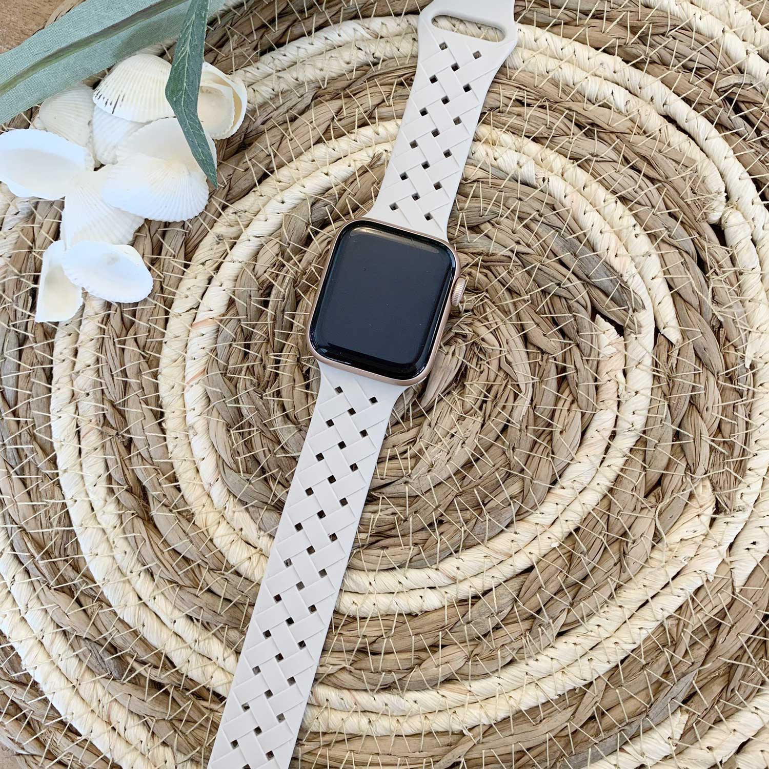 Apple Watch gevlochten sport band - sterrenlicht