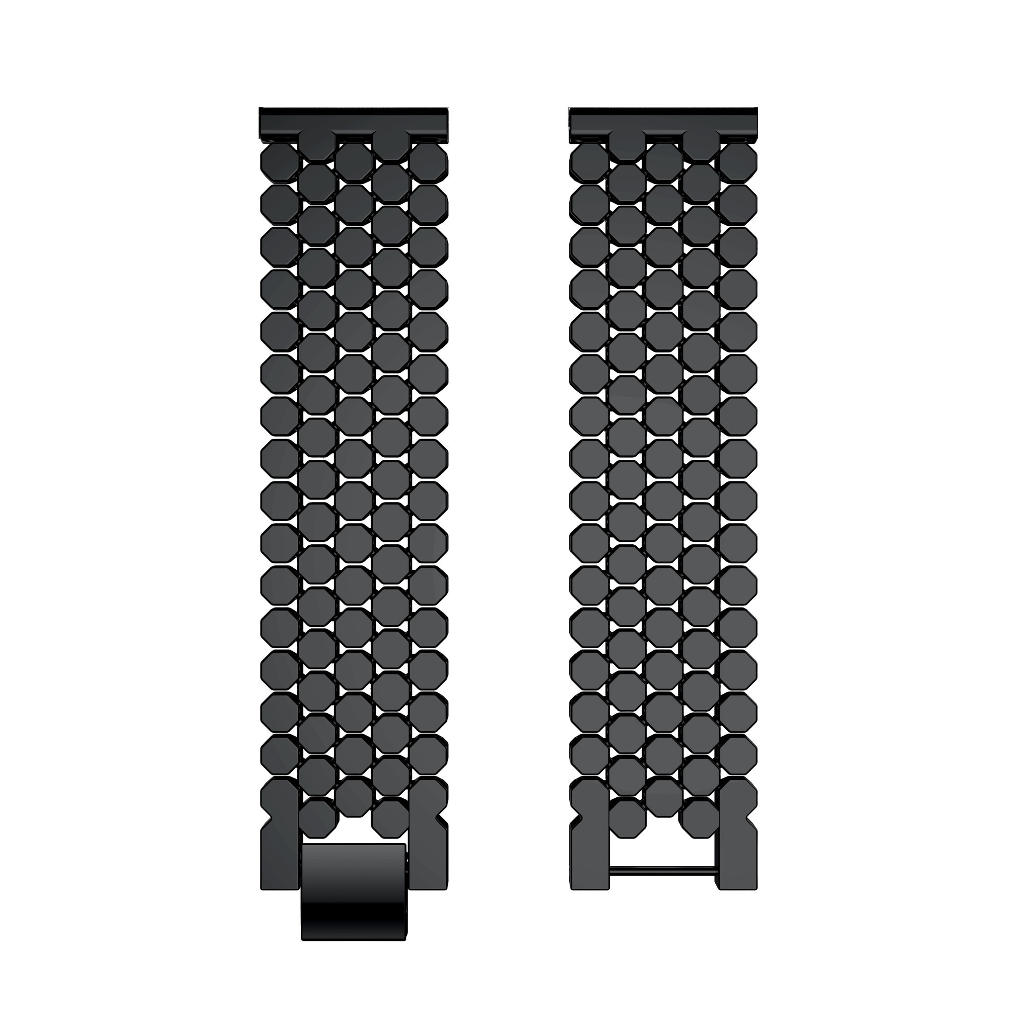 Polar Vantage M / Grit X vis stalen schakel band - zwart