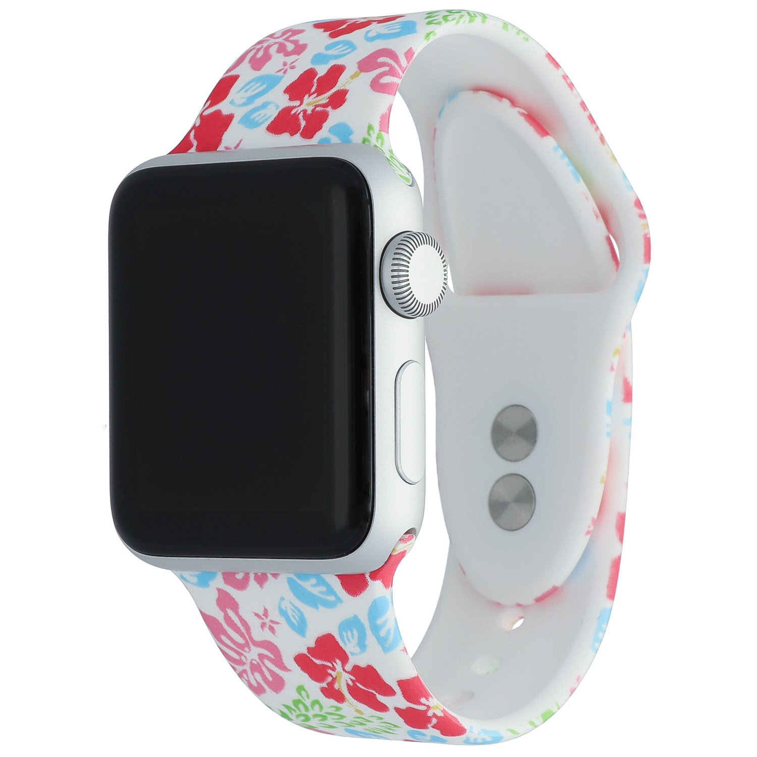 Apple Watch print sport band - bloemen multi