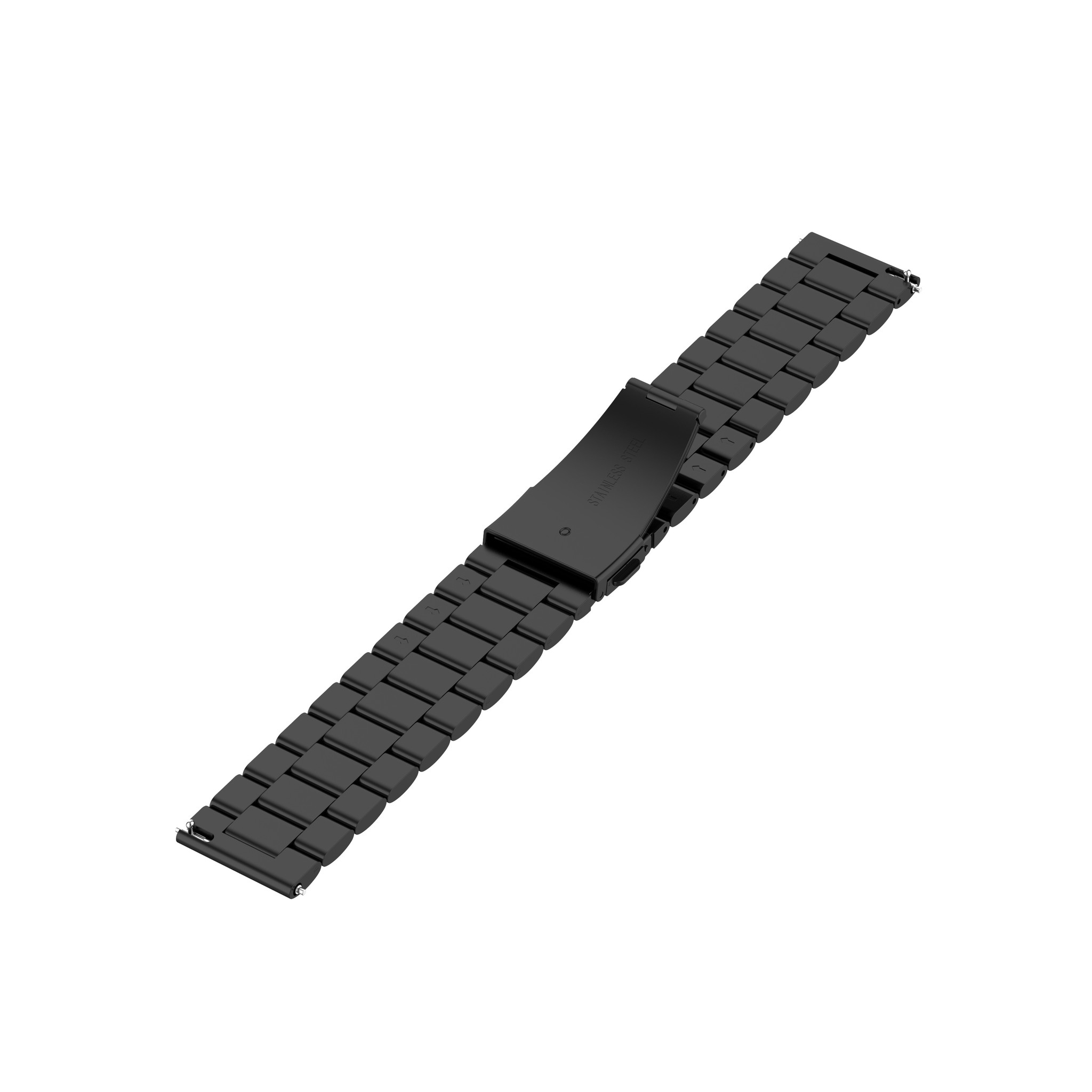 Garmin Vivoactive / Vivomove kralen stalen schakel band - zwart