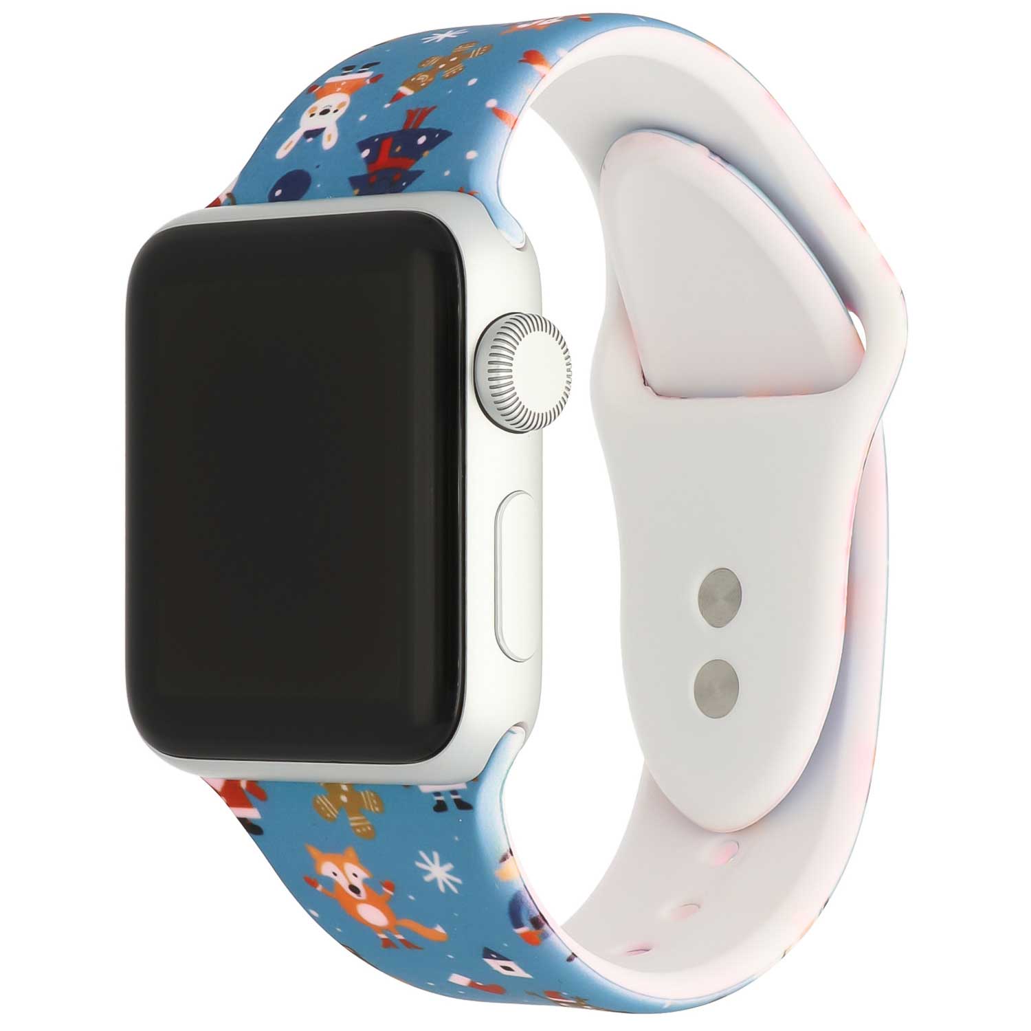Apple-Watch-print-sport-band-kerst-blauw-7440849725772-123watches-hoofdfoto