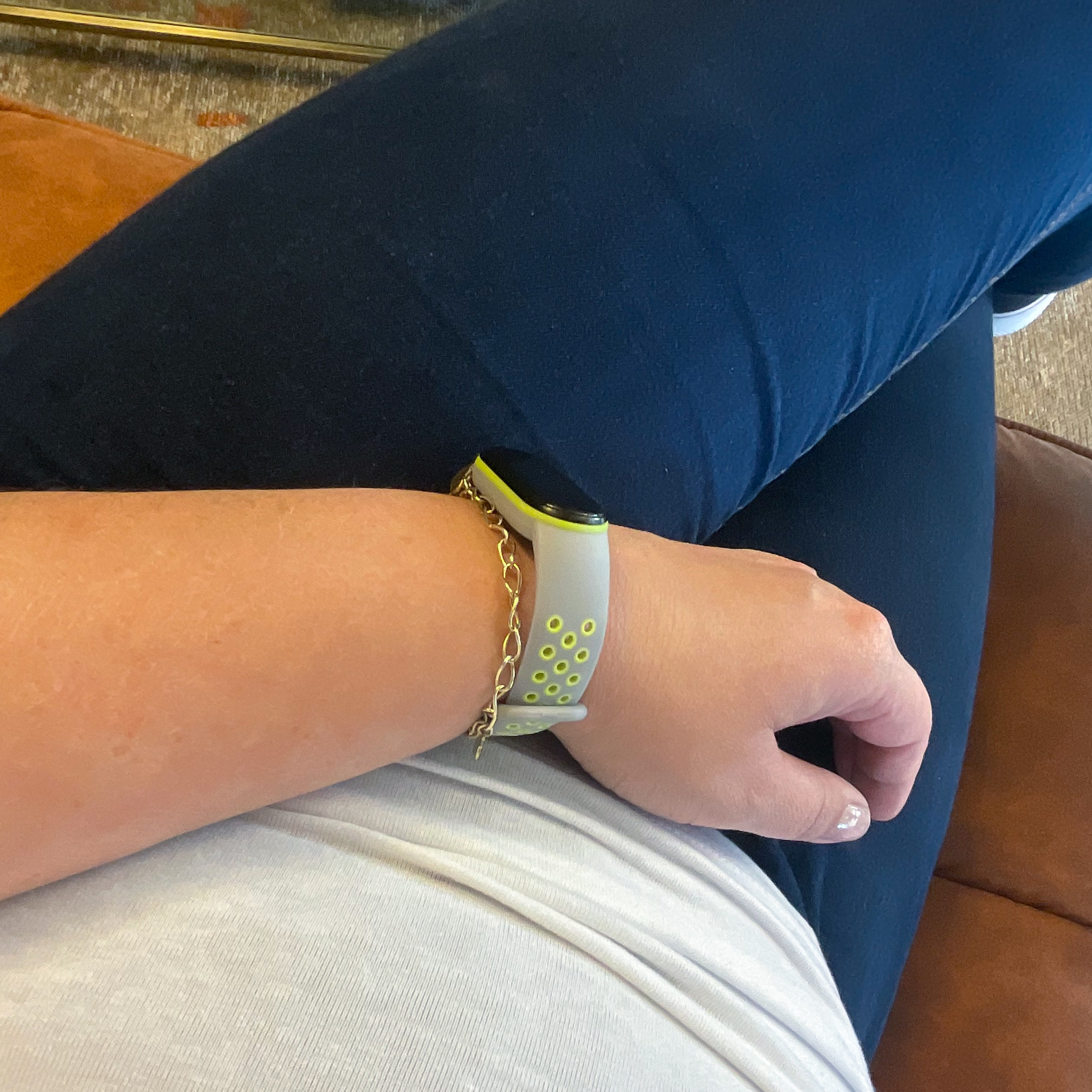 Xiaomi Mi 5/6 dubbel sport band - grijs groen
