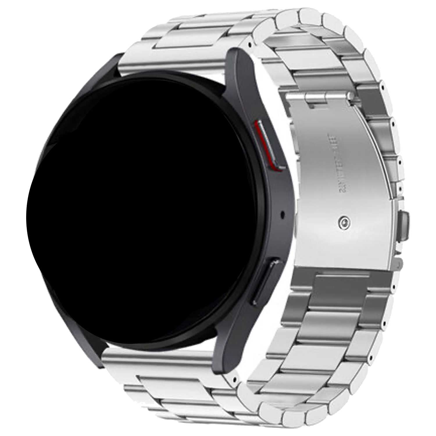 Samsung Galaxy Watch 7 kralen stalen schakel band - zilver