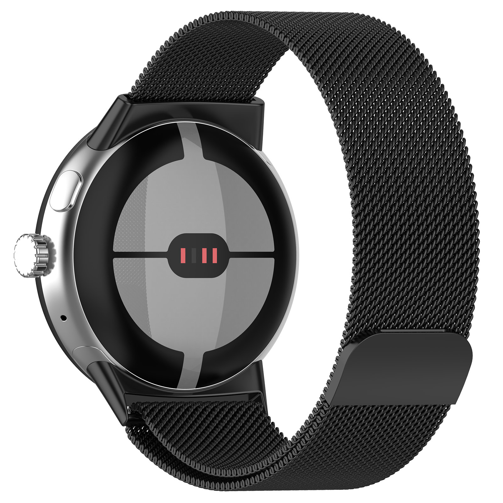 Google Pixel Watch milanese band - zwart