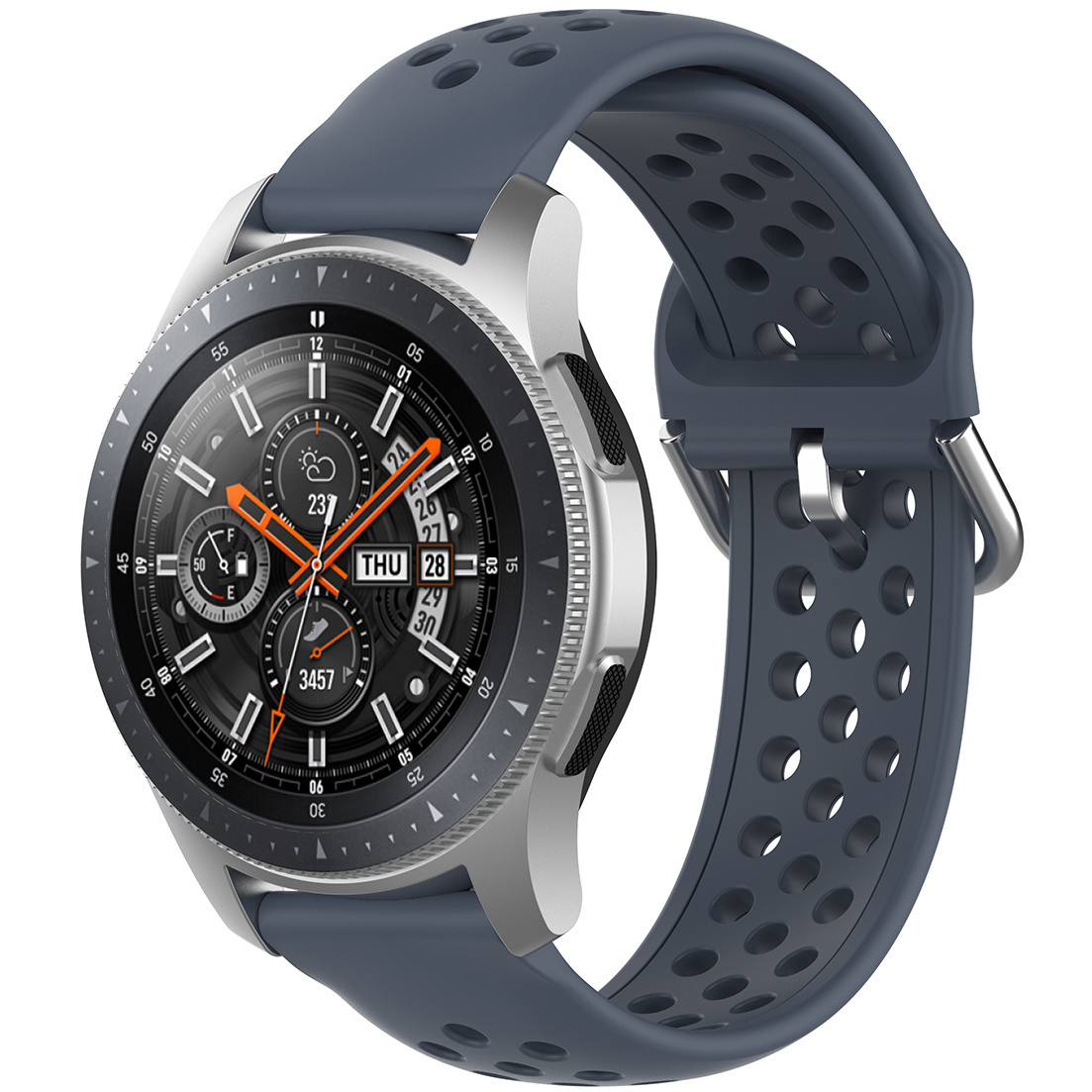 Samsung Galaxy Watch sport dubbel gesp band - grijs