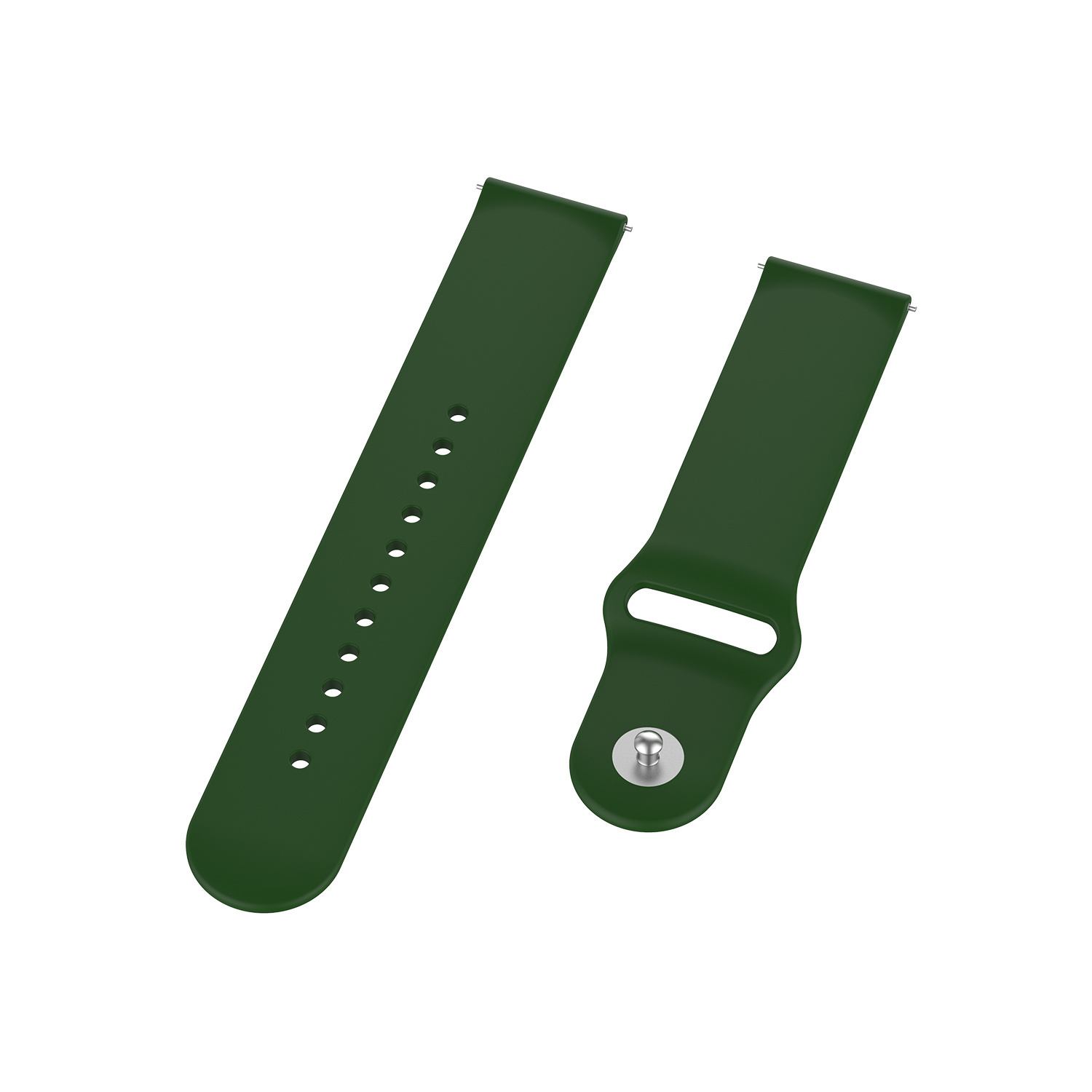 Samsung Galaxy Watch siliconen sport band - legergroen