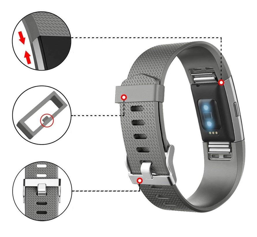 Fitbit Charge 2 sport band - grijs