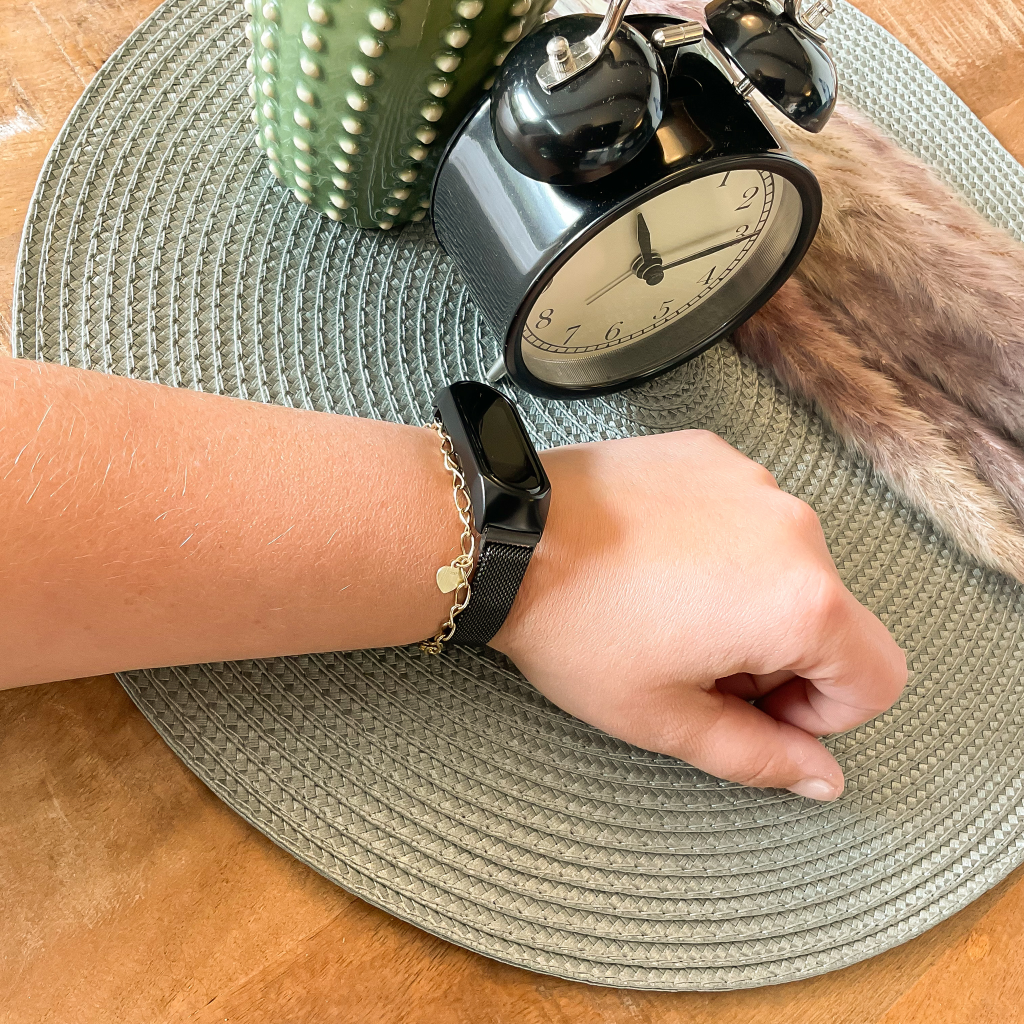 Xiaomi Mi 3/4/5/6 milanese band - zwart