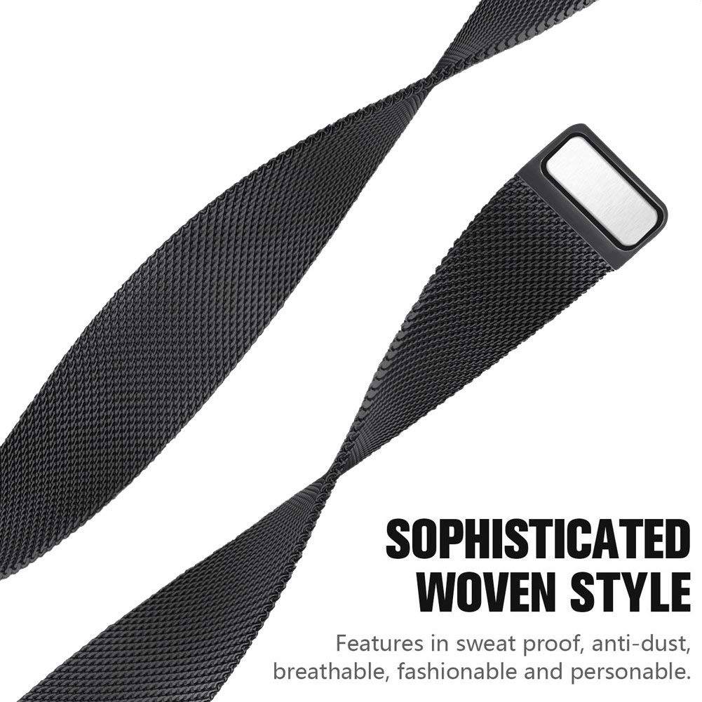 Fitbit Charge 3 & 4 milanese band - zwart