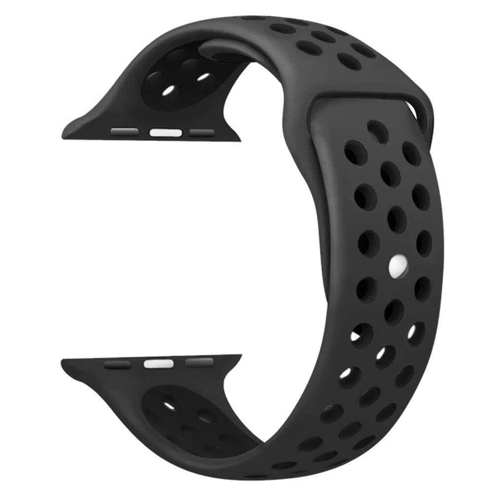 Apple Watch dubbel sport band - bruin zwart