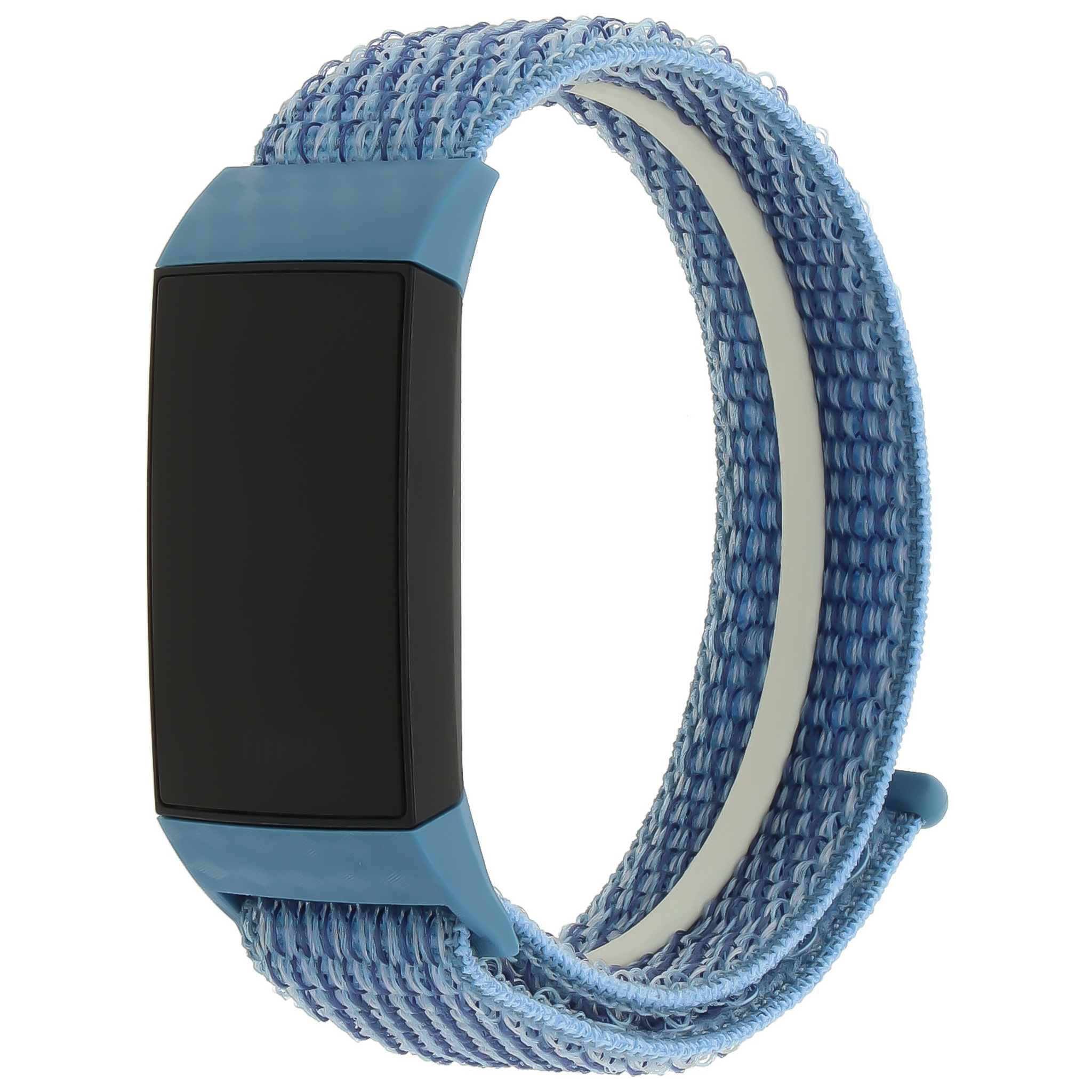 Fitbit Charge 3 & 4 nylon band - cape blauw