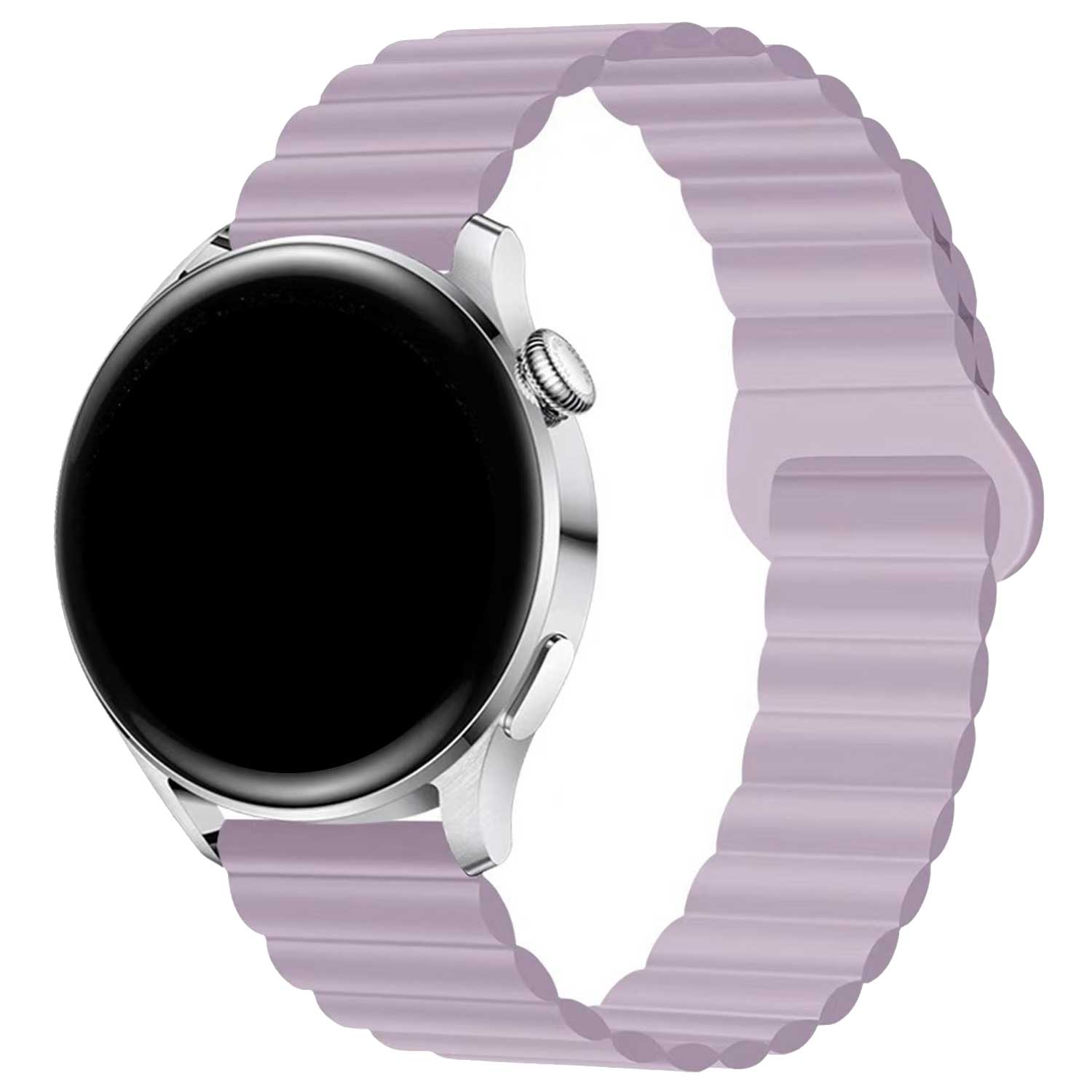 Samsung Galaxy Watch 5 Pro magnetische siliconen band - paars