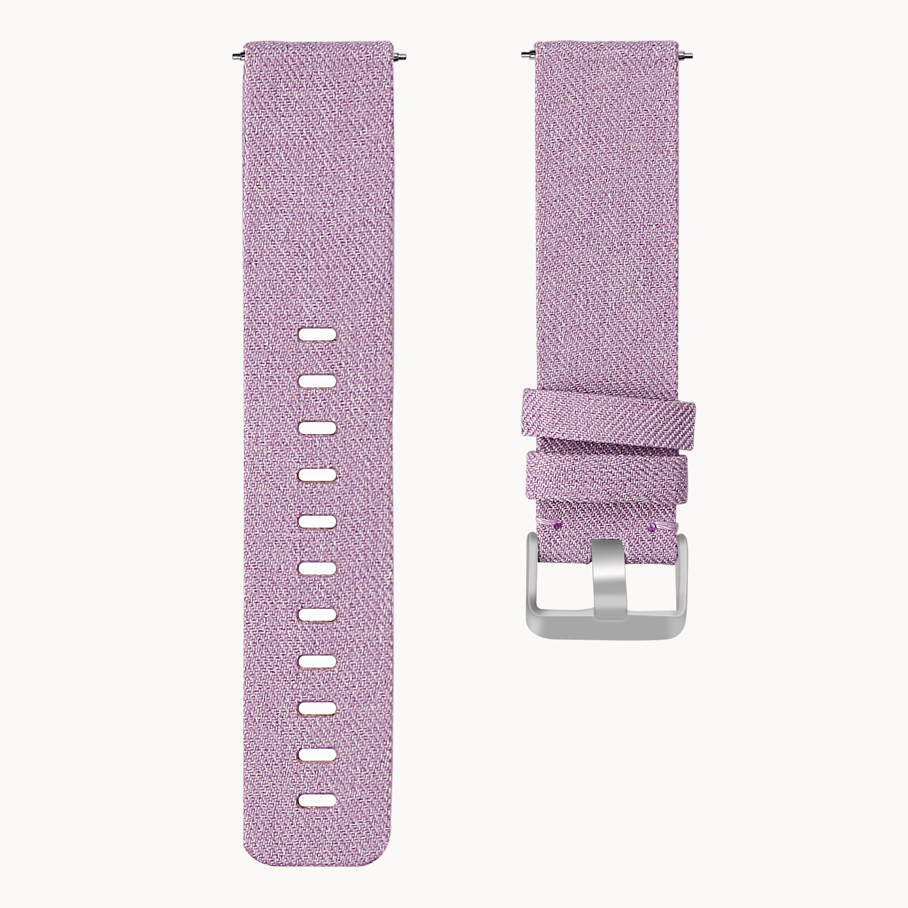Fitbit Versa nylon gesp band - lavendel