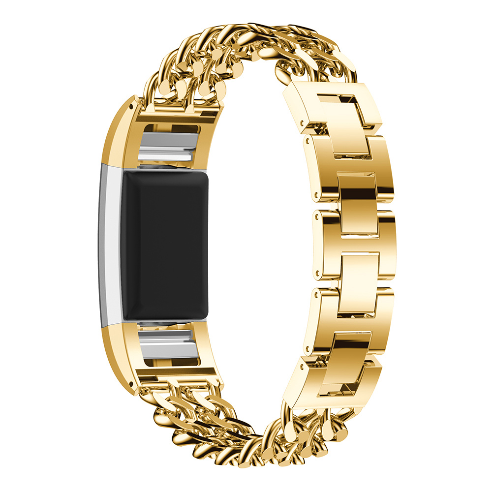 Fitbit Charge 2 cowboy stalen schakel band - goud