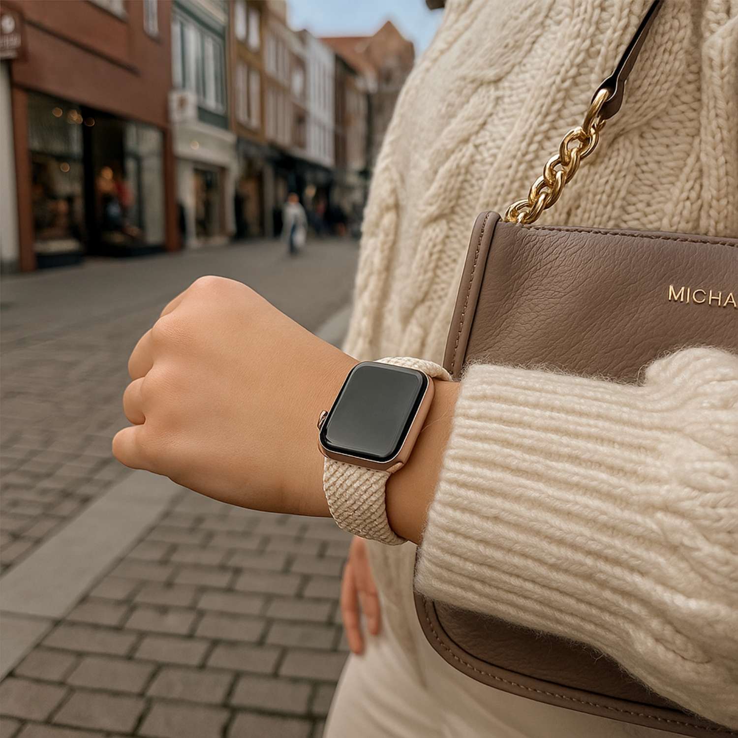 Apple-Watch-Nylon-Gevlochten-solo-band-7440850084011-Sterrenlicht-1