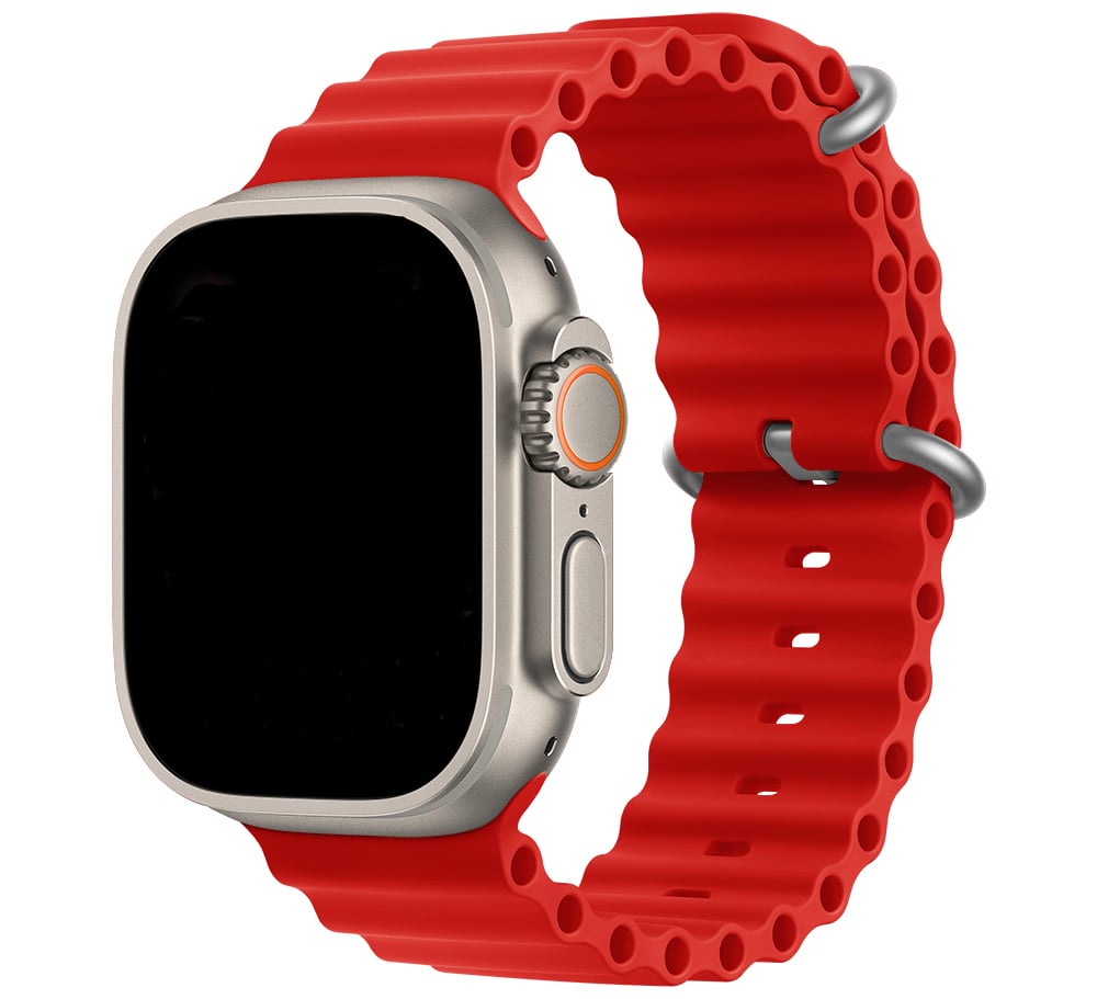 Apple Watch sport ocean band - rood