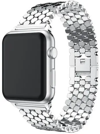 Apple watch zilver bandje sales