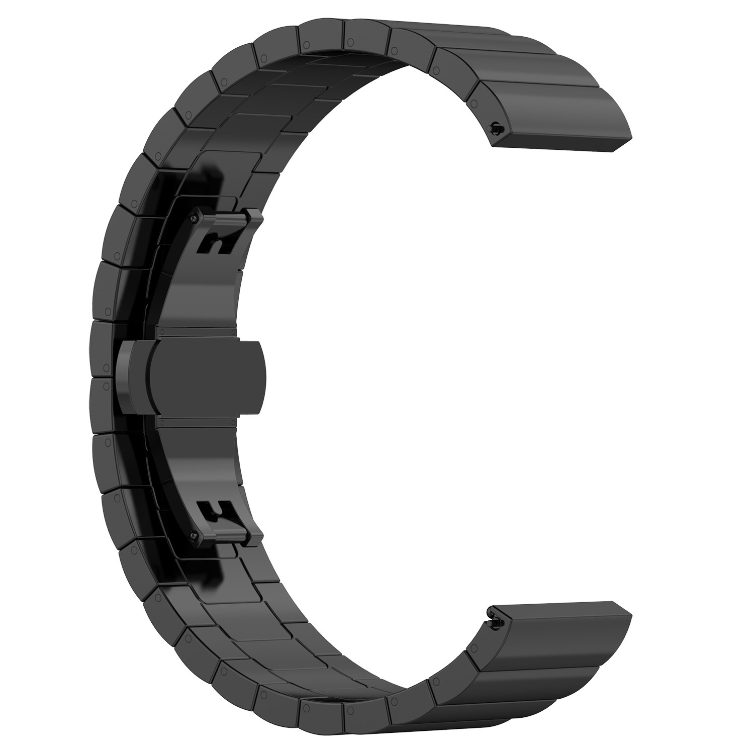 Samsung Galaxy Watch stalen schakel band - zwart