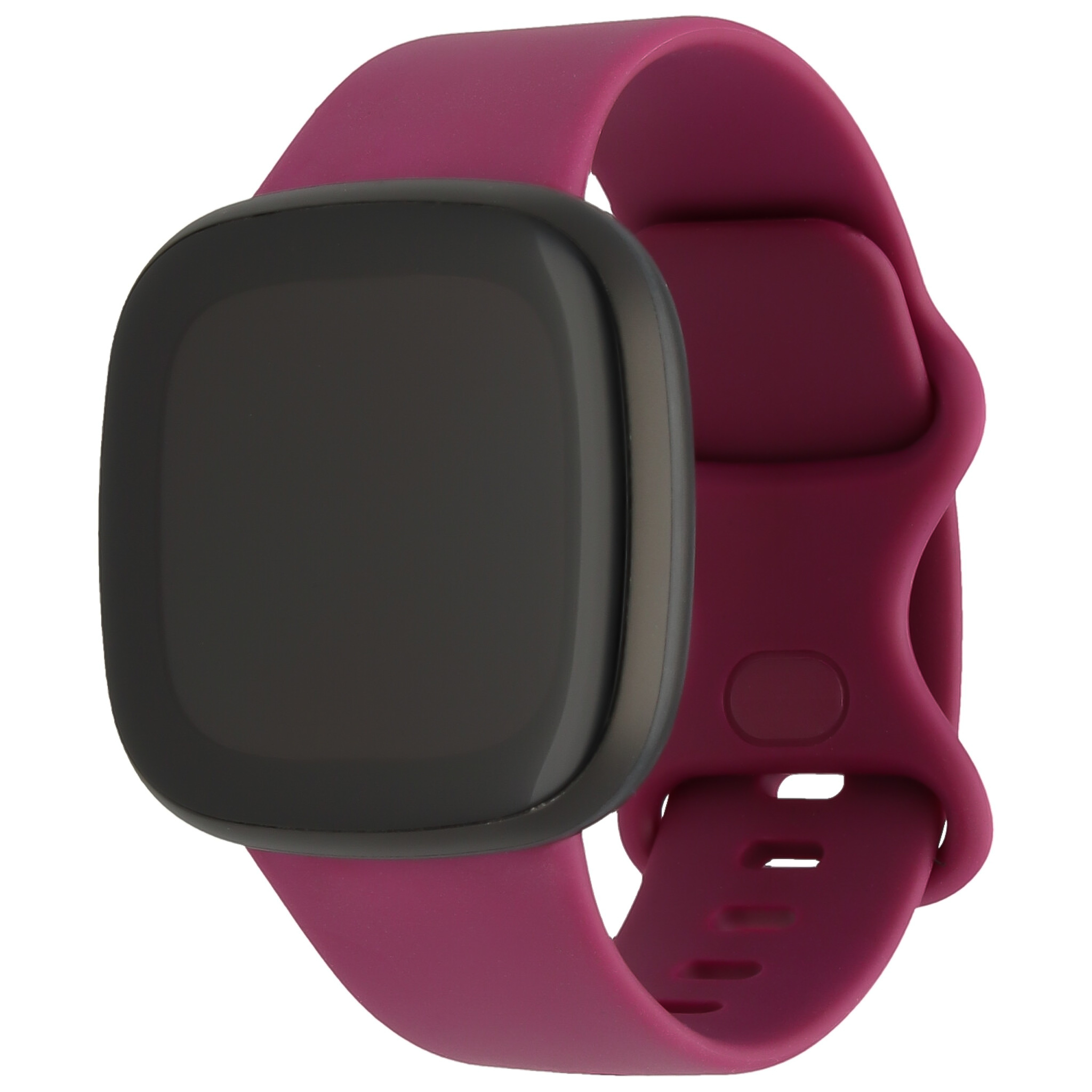 Fitbit Versa 3 / Sense sport band - wijnrood