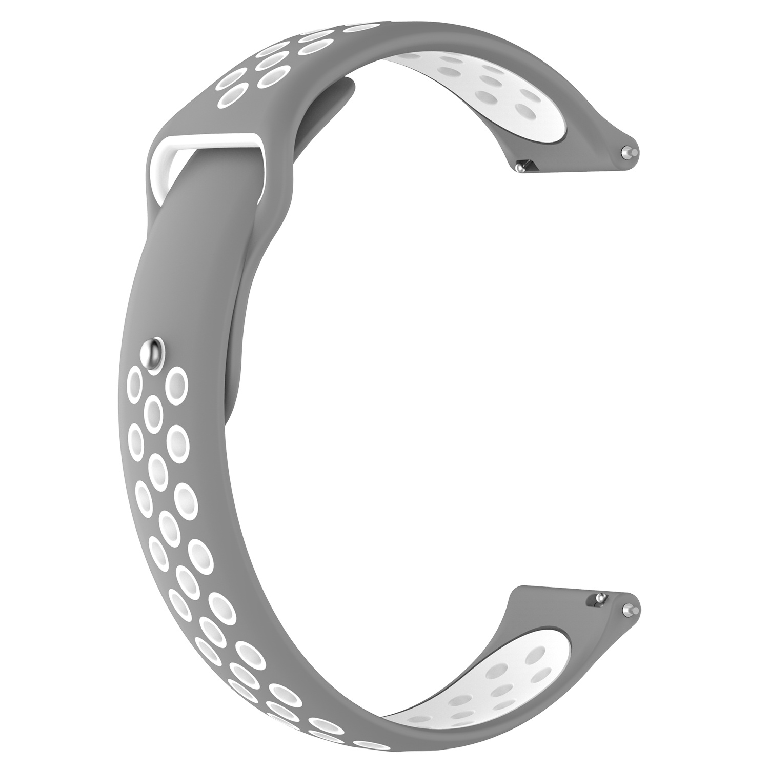 Garmin Vivoactive / Vivomove dubbel sport band - grijs wit