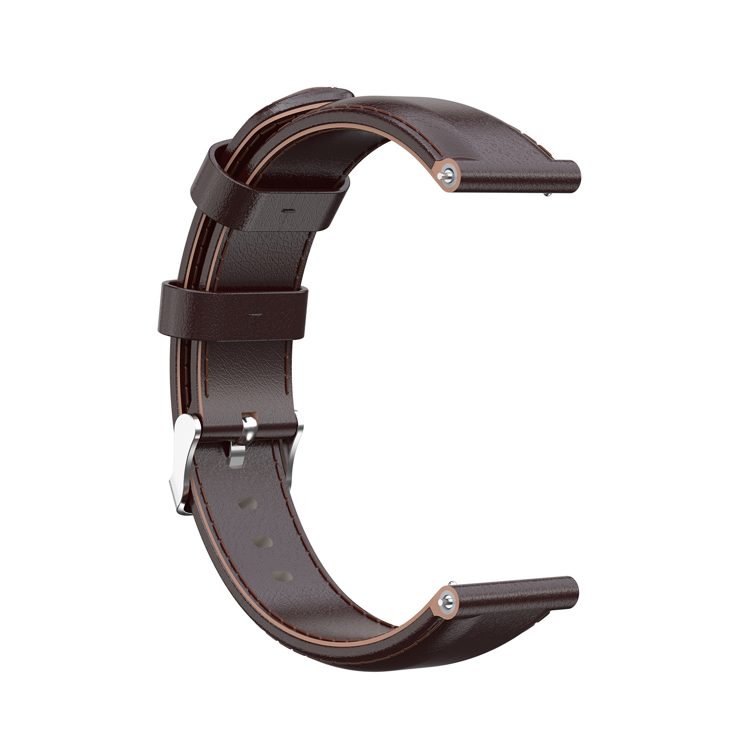 Garmin Vivoactive / Vivomove leren band - donkerbruin