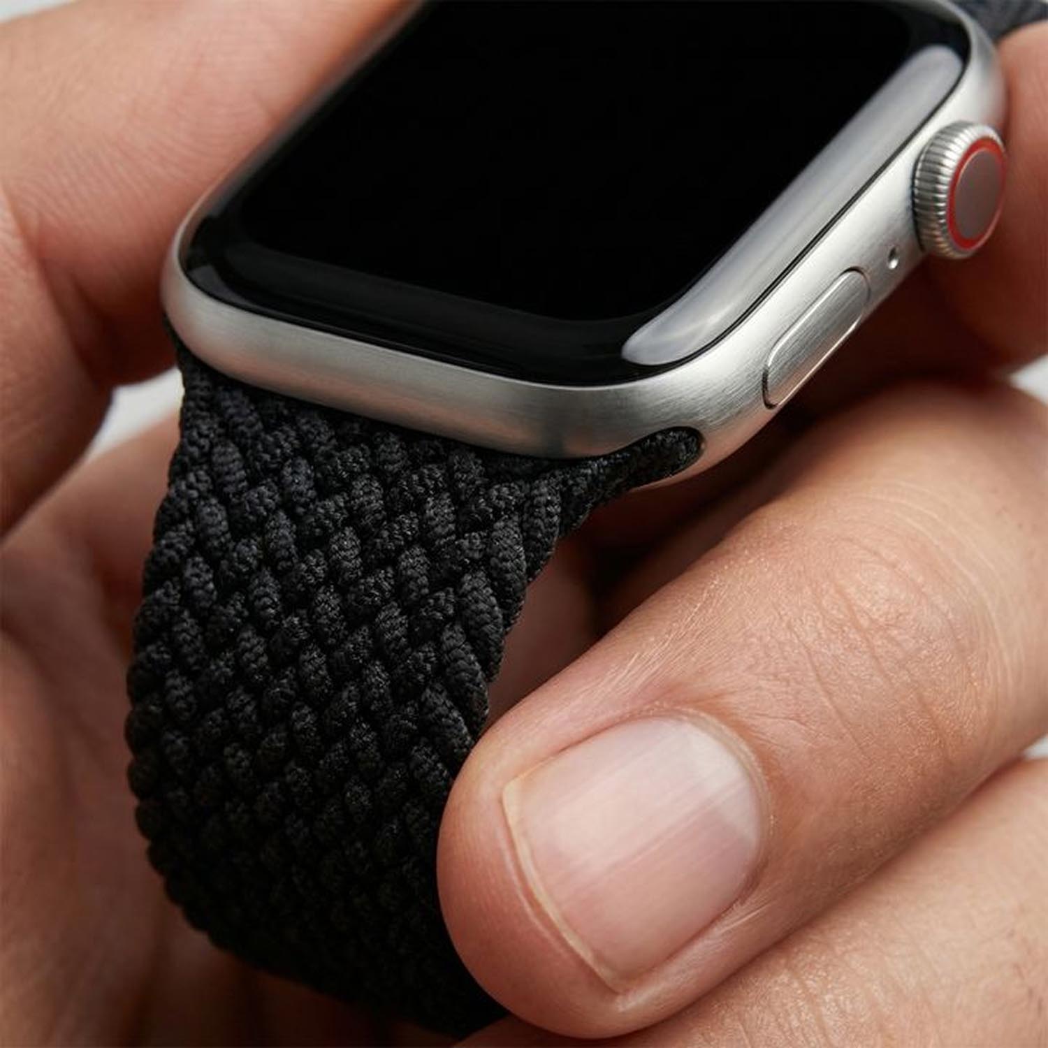 Apple-Watch-nylon-gevlochten-solo-band-zwart-4