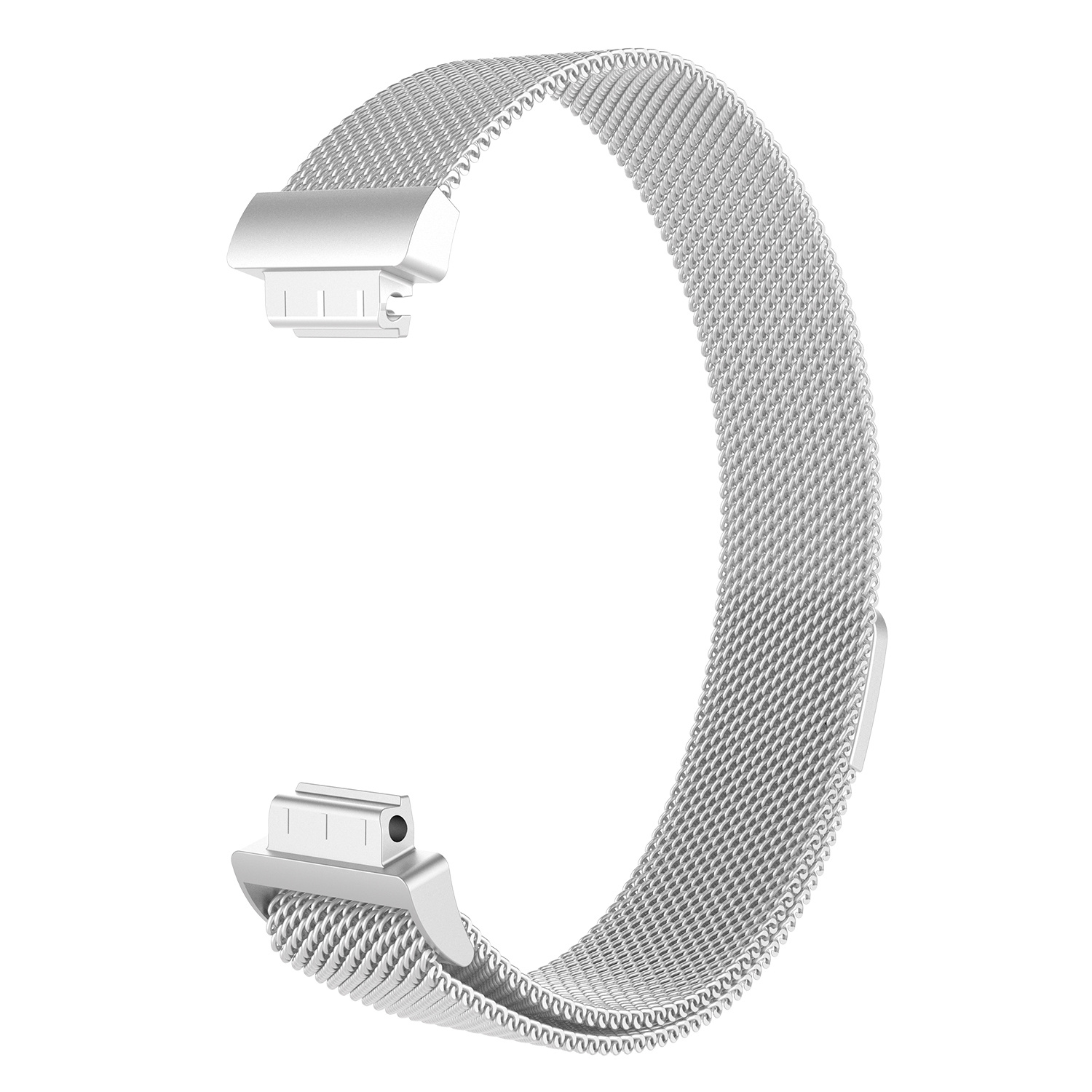 Fitbit Inspire milanese band - zilver
