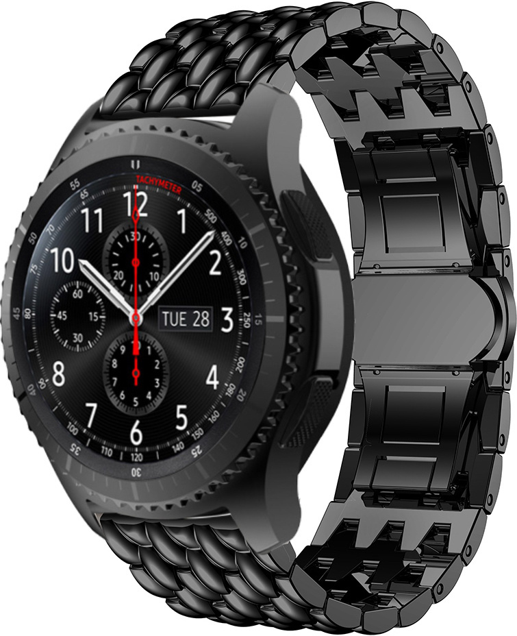 Huawei GT draak stalen schakel band - zwart