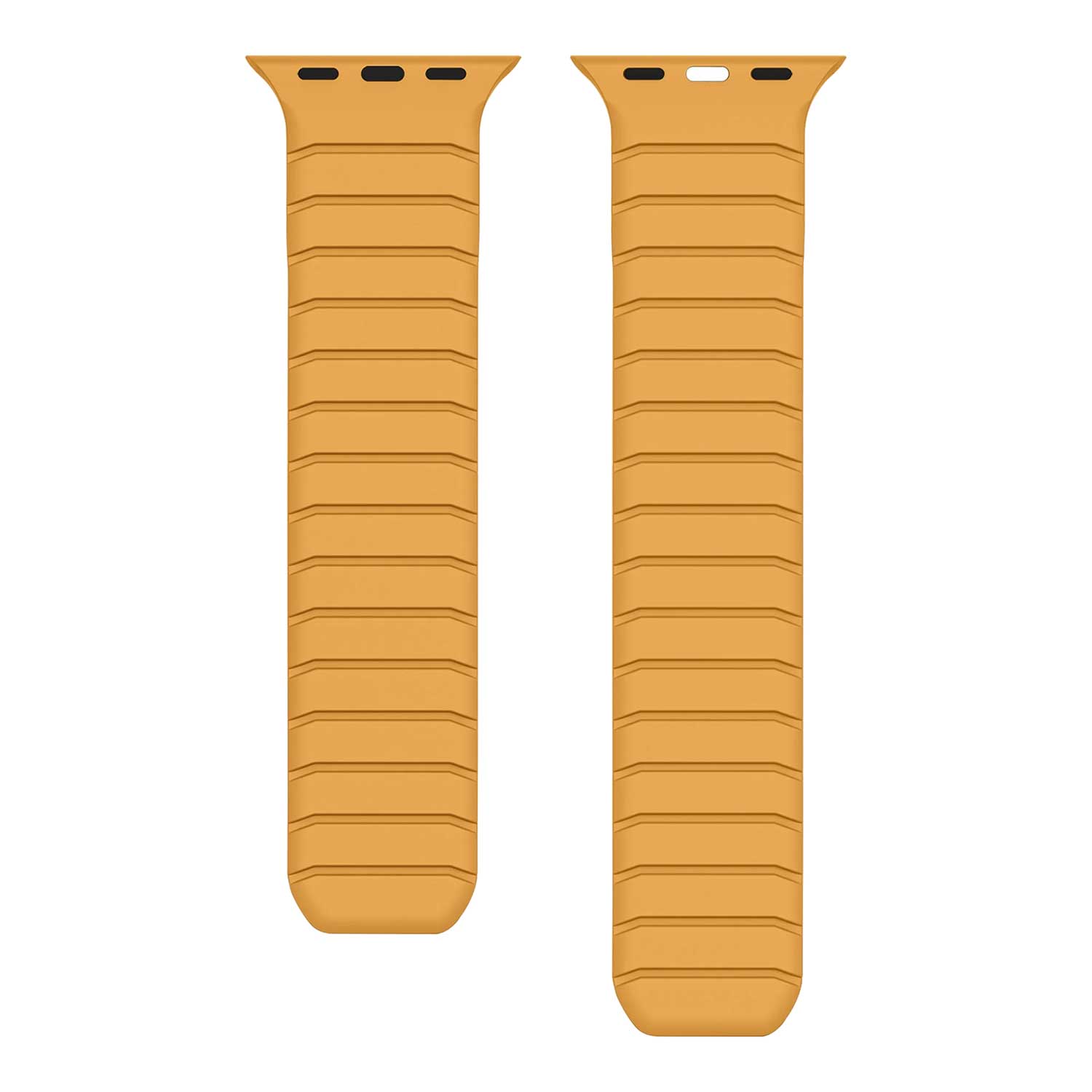 Apple Watch band Vetra – siliconen – geel