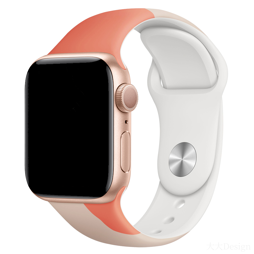 Peach color apple watch band deals